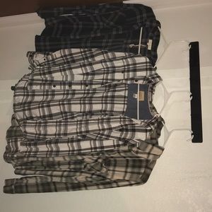 2 cute flannels!!